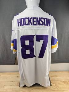 lot 36H image: Nike NFL Minnesota Vikings T.J. Hockenson Football Jersey Mens Large #87 - New I