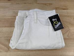 lot 228A image: Art Class Girls Jeans Size 12 White - Brand New