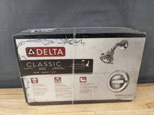 lot 110L image: Delta Classic Shower Only Trim Kit, 5 Spray, Chrome, 132900-A-WS - Brand New A