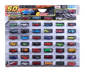 lot 10H image: Maisto Diecast 50 Piece Toy Car Set - Brand New