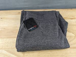 lot 311 image: Magna Tek Mens Medium Fleece Joggers Heather Black - Brand New