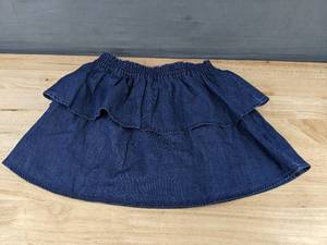 lot 313 image: GAP Kids Girls Elastic Waist Skirt Blue XL 1416 - Brand New