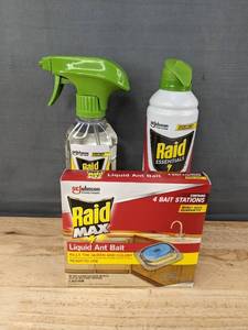 lot 97E image: Raid Insect Control Ant, Roach, Multi-Insect - Brand New