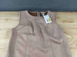 lot 331 image: A New Day Suede Sleeveless Dress Light Pink Womens Size 0 - Brand New