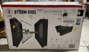 lot 106L image: Storm Shell SS-44 Outdoor TV Enclosure, Black, Fits up to 44 Inch TV - New A