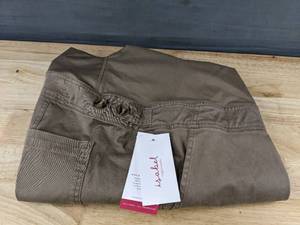lot 352 image: Isabel Maternity Utility Barrel Pant Brown XL - Brand New