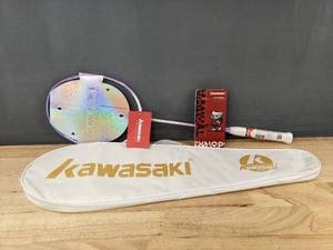 lot 80H image: Kawasaki K2030 Carbon Nano Tube Badminton Racket with Case - Brand New A