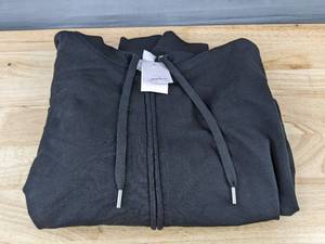 lot 531 image: Auden Womens Black Zip-Up Hoodie, Small - Brand New