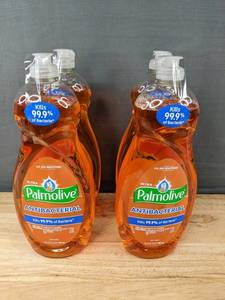 lot 83H image: Palmolive Antibacterial Dish Liquid, 32.5 oz Bottles, 4 Total - Brand New