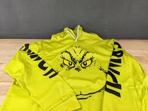 lot 45H image: Grinch Unisex Adult Hoodie Green, Size Large - Brand New