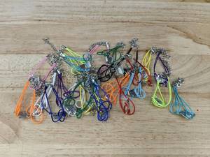 lot 556 image: 24 Brand New I Love to Dance Charm Bracelets Assorted Colors