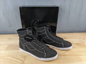 lot 140P image: Pastry Cassatta Hi Top Sneakers Black & White Womens Size 13 - Brand New