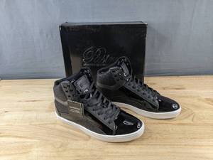 lot 50P image: Pastry Pop Tart Glitter Womens Sneakers Black, Size 12 - Brand New