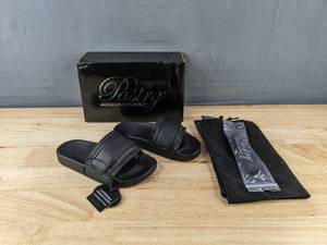 lot 60P image: Pastry Recovery Slide Black Sandals, Kids Size XS - Brand New