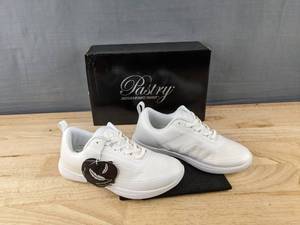 lot 70P image: Pastry Studio Trainer Womens Sneakers Size 5.5, White - Brand New