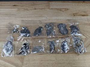 lot 583 image: Lot of 12 New Silver-Tone Clip-On Earrings Pairs