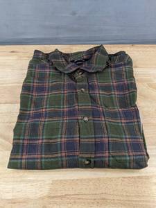 lot 126L image: Eddie Bauer Mens XL Plaid Flannel Shirt - Brand New