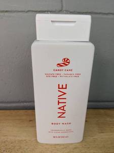 lot 401 image: Native Body Wash Candy Cane Scent 18 fl oz - Brand New P
