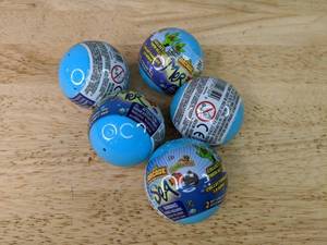 lot 410 image: 5 Arcade ORB Toys SEA Series New In Package - 10 Soft Squishy Toys - Brand New P
