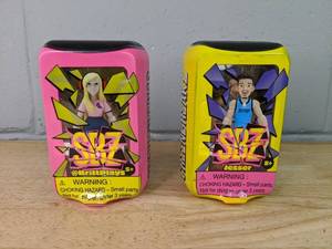 lot 413 image: Screen Break Z Gamerz Collectible Figures - BrittPlays & Jesser, Brand New P
