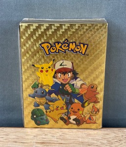 lot 5B image: Brand New Pack of 55 Gold Foil Pokemon Mystery Cards