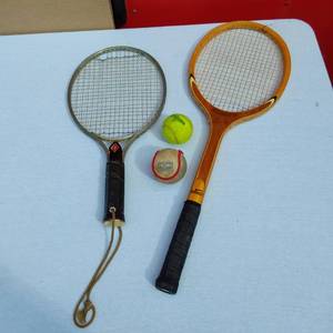 lot 14 image: Slazenger Tennis Racket and Raquet Ball Racket