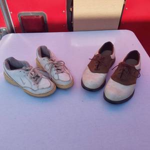 lot 24 image: Golf Shoes - Mens Size 11 and Womens Size 7.5
