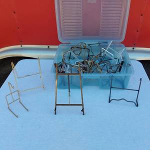 lot 49 image: Variety of Plate Display Stands