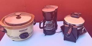 lot 69 image: Rival Crock-Pot Slow Cooker, Bella Belgian Waffle Maker, Coffee Maker