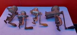 lot 73 image: Keystone Universal Meat Choppers Including Model #10, Model #2,  Model #51