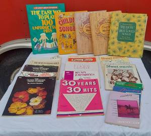 lot 136 image: Lot of Various Sheet Music and Song Books