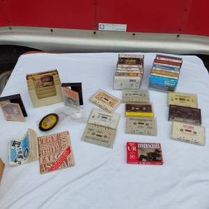 lot 138 image: Lot of Cassette Tapes and Case Including Mamas and Papas, Marty Robbins, Oak Ridge Boys, Bad Company, Winger and More