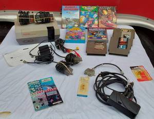 lot 143 image: Nintendo Entertainment System and Various Games