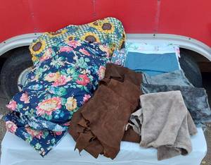 lot 159 image: Lot of Various Materials for Sewing