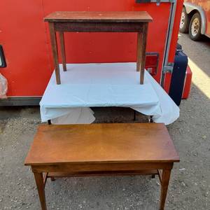 lot 172 image: Vintage Tonk Piano Bench and Other Piano Bench