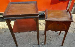 lot 217 image: Lot of 2 Vintage Side Tables