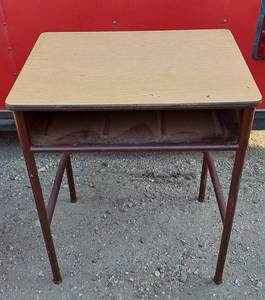 lot 222 image: Vintage School Desk