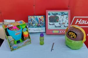 lot 232 image: Puzzles and Bubble Machines