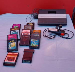 lot 243 image: Atari 7800 with Atari 2600 Games Including Atari 7800 Mario Bros