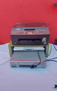 lot 247 image: Printer and VCR