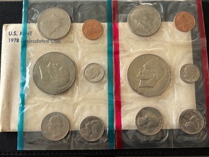 lot 21 image: 1978 P & D Mint Set