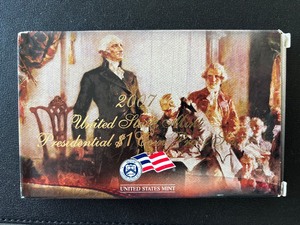 lot 44 image: 2007 Presidential Dollar Proof Set