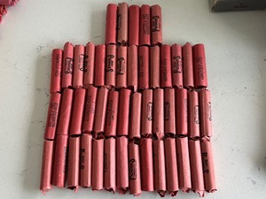 lot 63 image: Copper Lincoln Cents Mostly 70s Uncirculated Rolls