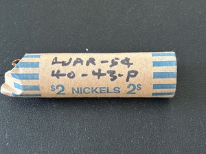 lot 67 image: Silver War Nickel Roll