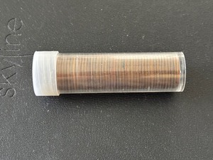 lot 76 image: Lincoln Wheat Cent Roll 1954-D