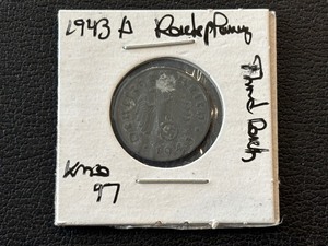 1943 Third Reich Reichspfennig