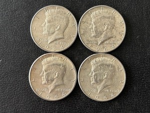 lot 12 image: 1964-D Kennedy Half Dollars