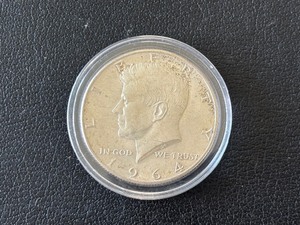 lot 42 image: 1964-D Kennedy Half Dollar