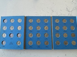 lot 56 image: Washington Quarters and Book