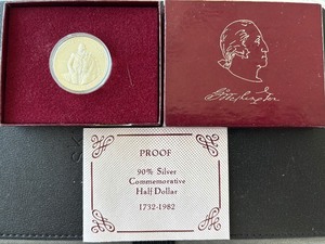 lot 65 image: 1982-S Washington Silver Half Dollar Proof